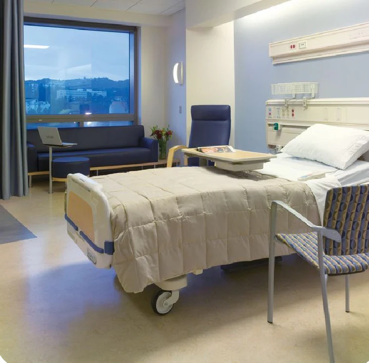 Cubrecama hospitalario