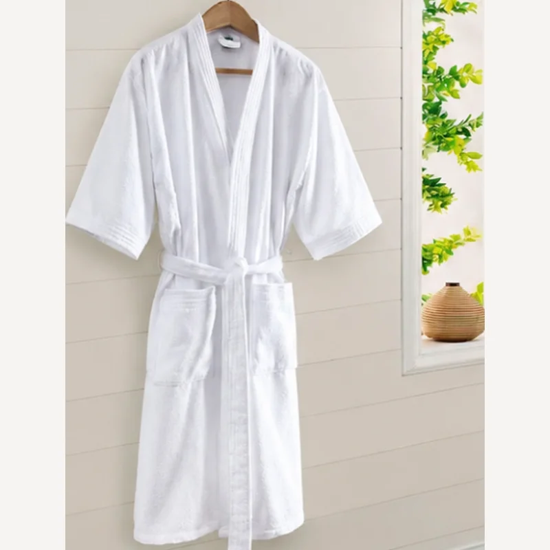Bata de baño de toalla · Línea Hotelera